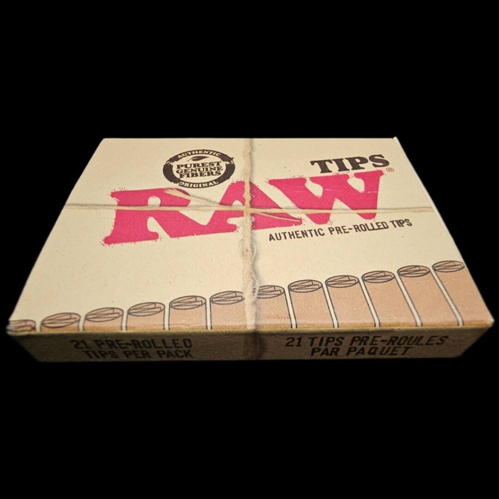 Pre-rolled filter tips from brand RAW