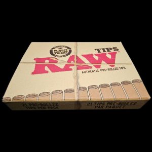 Pre-rolled filter tips from brand RAW